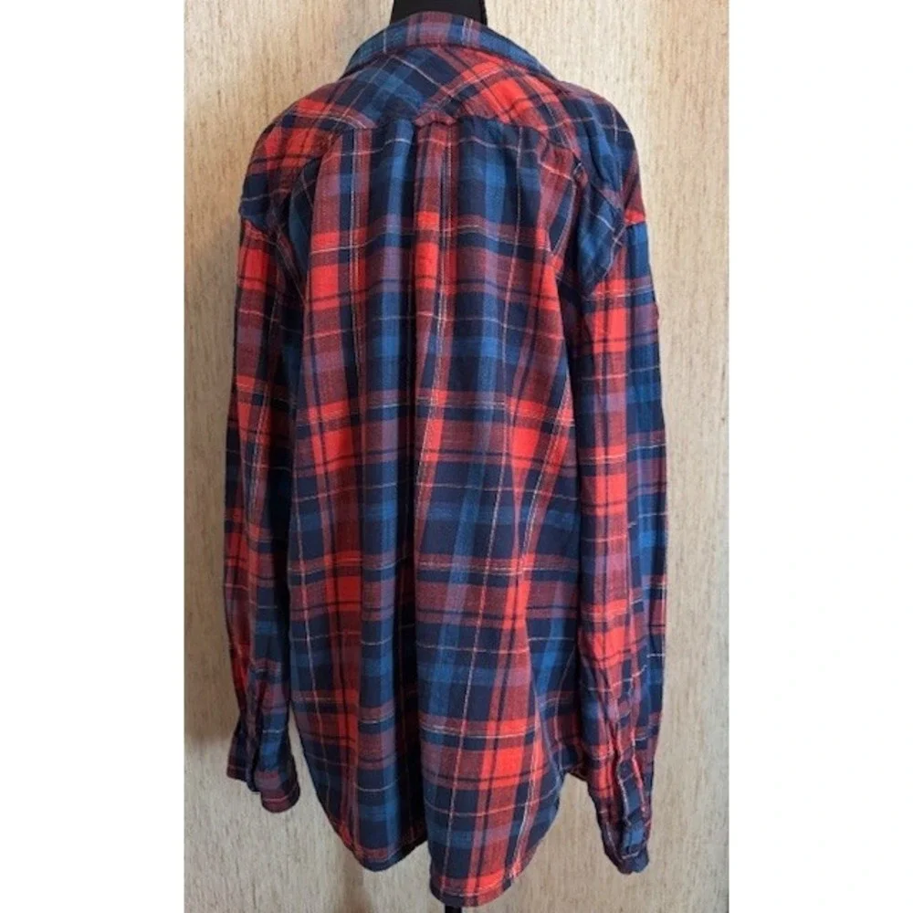 Levi's Shirt Plaid Flannel Long Sleeve Button Up Mens 2X‎